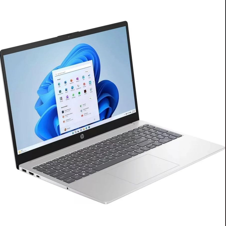 HP 2025 PC portátil de 15.6 FHD pulgadas, Intel Core i7-1355U, 16 GB de RAM, 512 GB SSD, teclado retroiluminado, Wi-Fi6, Bluetooth 5.3, Windows 11 Home, Plata