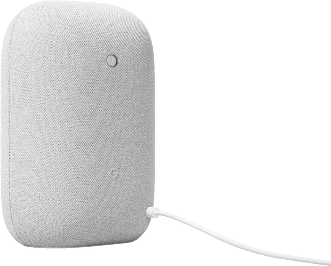 Asistente Virtual Google Assistant Nest Audio Gris Wi-fi