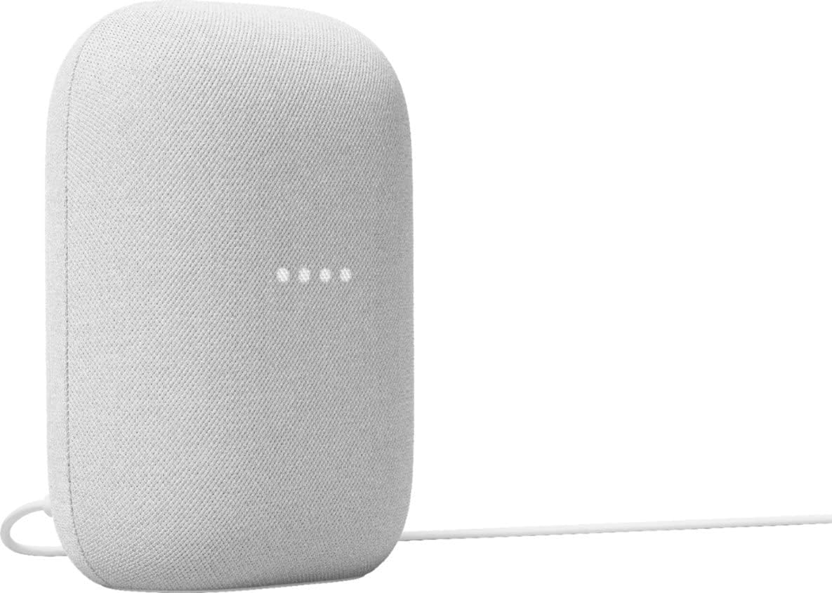 Asistente Virtual Google Assistant Nest Audio Gris Wi-fi
