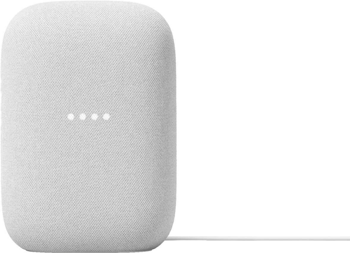 Asistente Virtual Google Assistant Nest Audio Gris Wi-fi