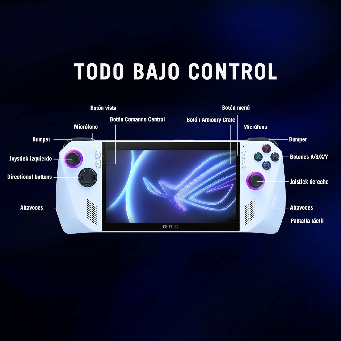 ROG Ally 7" 120Hz FHD 1080p Gaming Handheld - AMD Ryzen Extreme Processor Z1