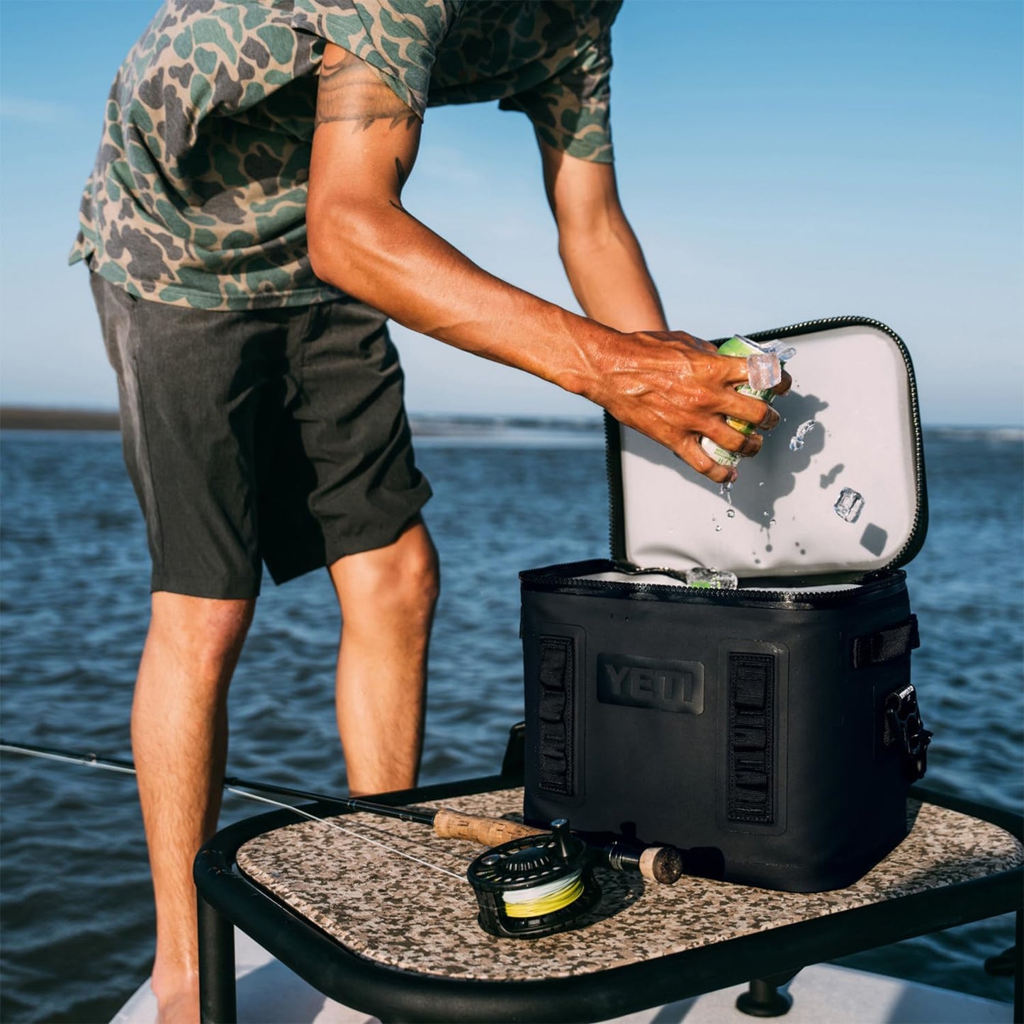 YETI Hopper Flip 12 enfriador portátil, Big Wave azul