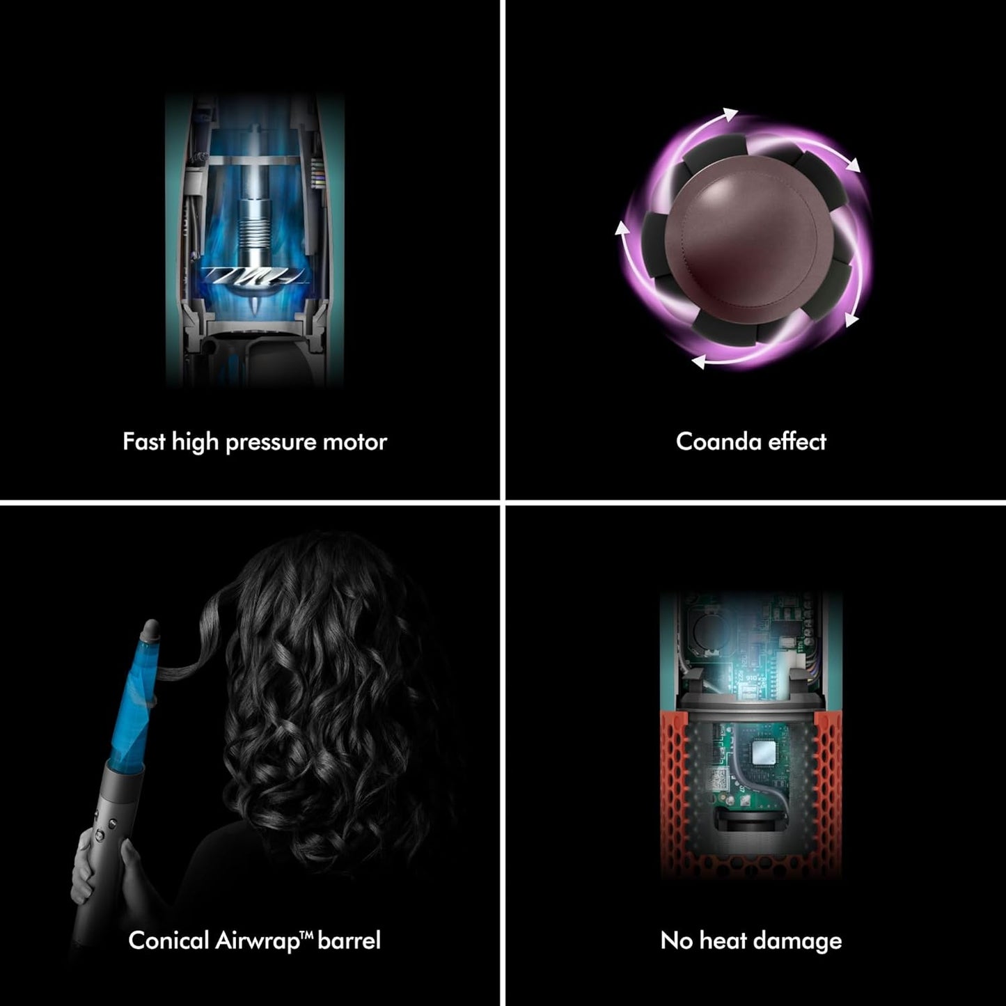 Dyson Airwrap i.d.™ Multi-Styler and Dryer -Complete Long for Straight to Wavy Hair - Jasper Plum