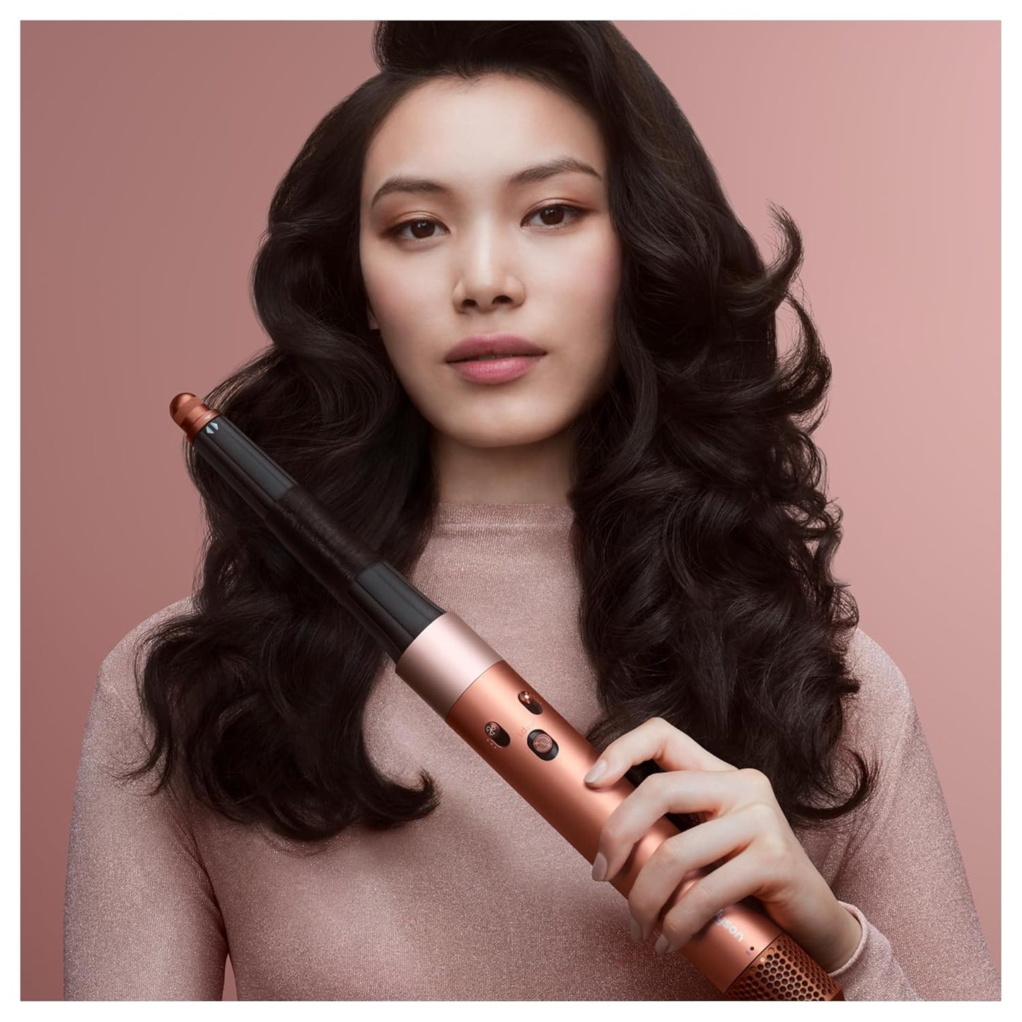 Dyson Airwrap i.d Straight + Wavy Amber Silk
