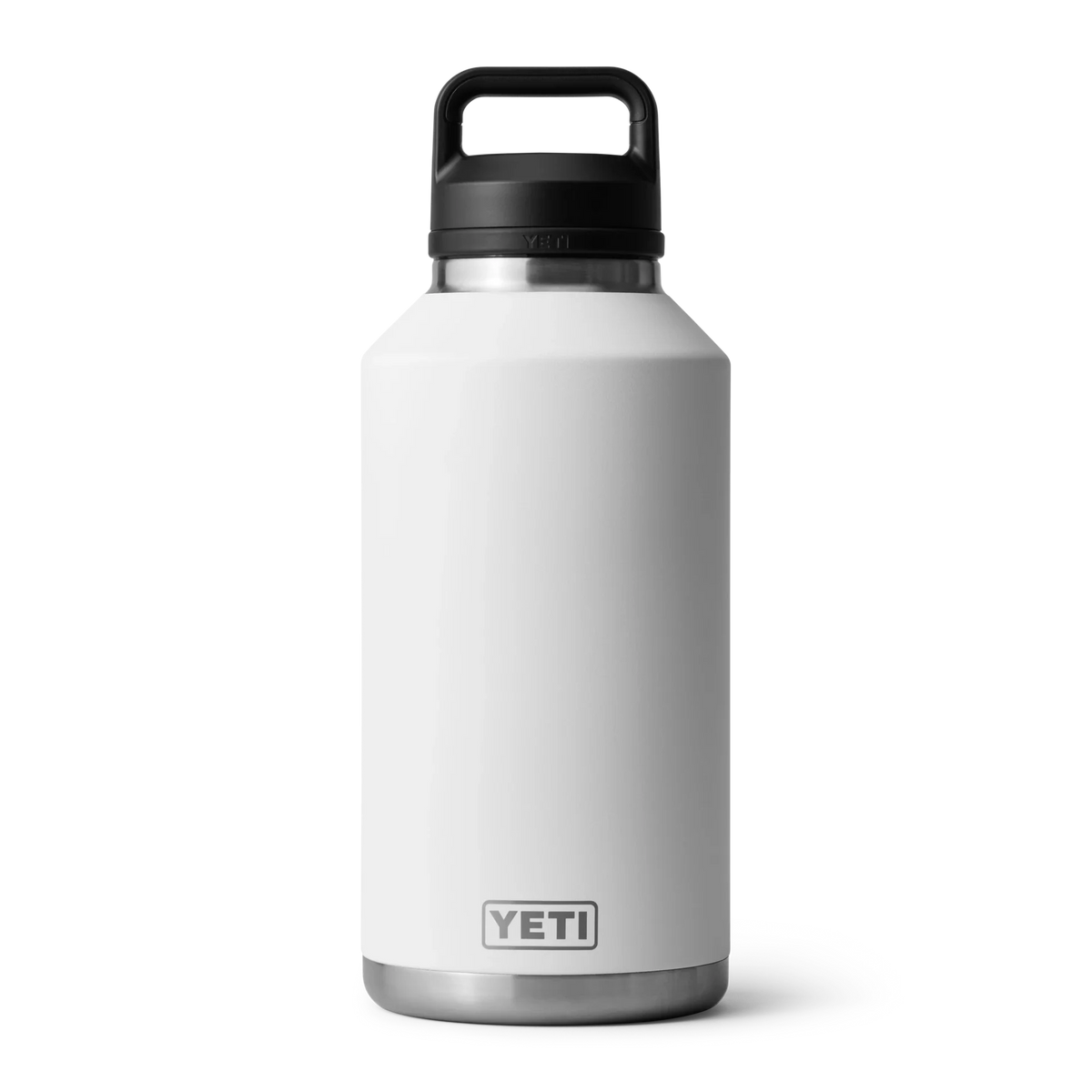 YETI Rambler Botella de 64 onzas, aislada al vacío, acero inoxidable con tapa para beber - Blanco