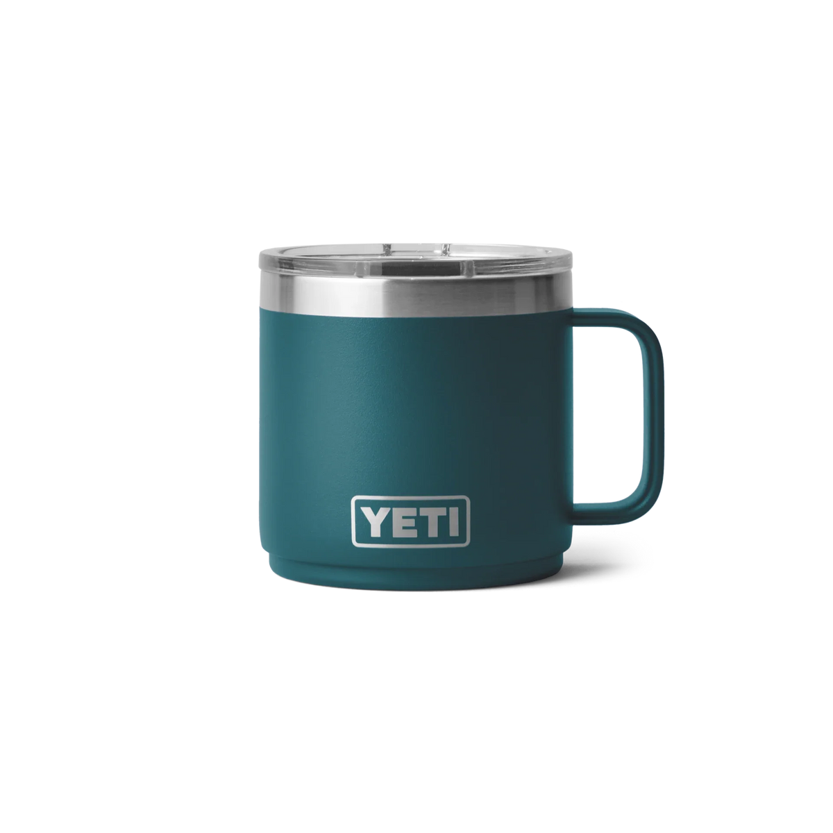 YETI Rambler - Vaso aislado al vacío de 414 ml, de acero inoxidable, con tapa MagSlider - Verde agave