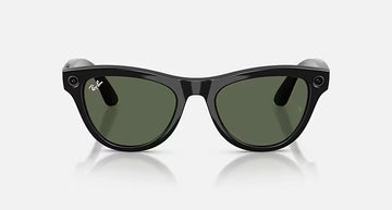 Ray-Ban Meta Skyler Gen 2 lentes inteligentes con IA - Negro brillante, micas verdes