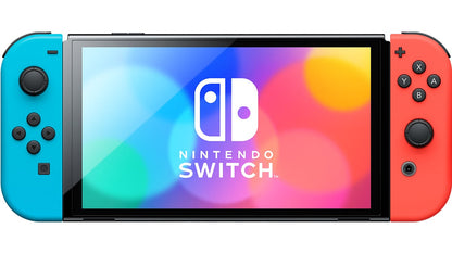 Consola Nintendo Switch OLED 64 GB con Joy-Con Rojo Neón y Azul Neón - foto 1