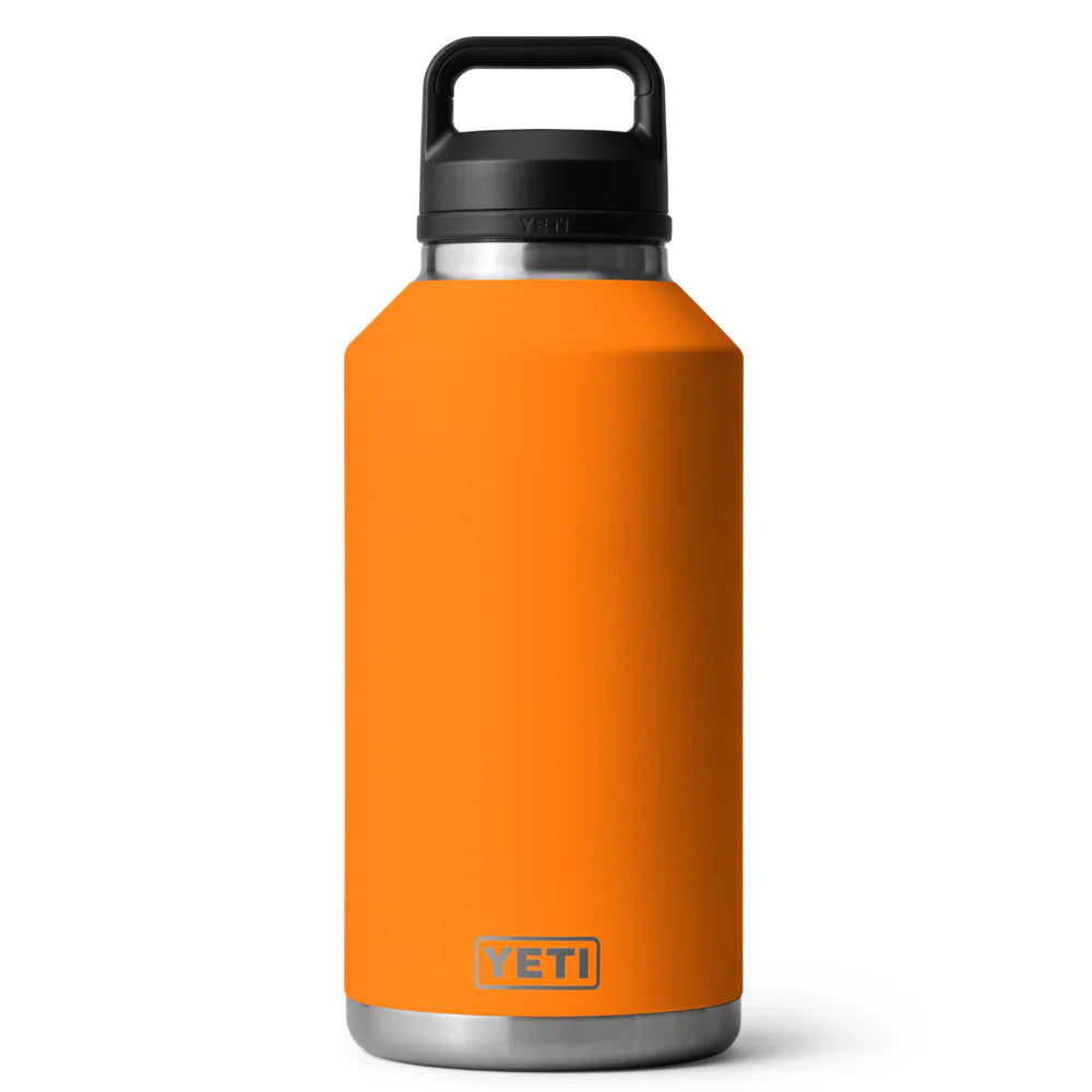 YETI Rambler Botella de 64 onzas, aislada al vacío, acero inoxidable con tapa para beber - Naranja