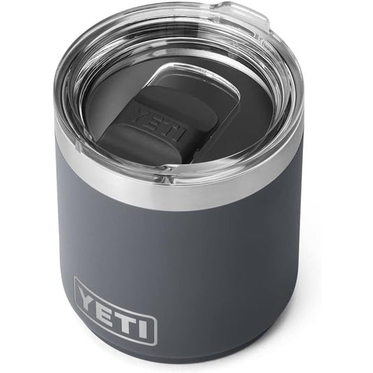 YETI Rambler - Bola baja apilable 2.0, aislada al vacío, acero inoxidable con tapa MagSlider, color carbón