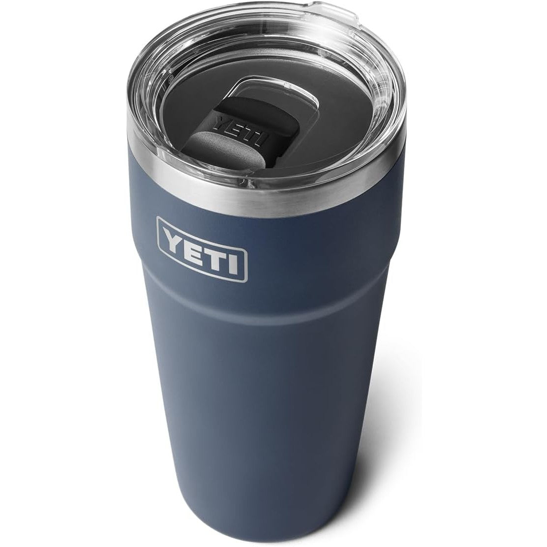 YETI Rambler Vaso de 30 onzas, acero inoxidable STACKABLE, aislado al aspiradora con tapa MagSlider, AZUL MARINO