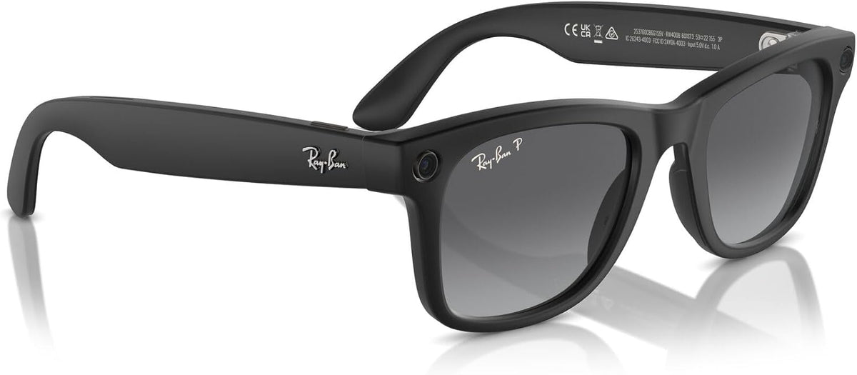 Ray-Ban META WAYFARER en Negro y Grafito - Ray-Ban XL