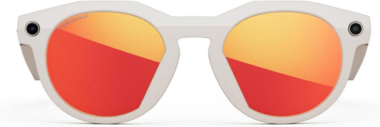 Oakley  Meta HSTN -  Color: Marco Gris Cálido -| Lentes Prizm Ruby