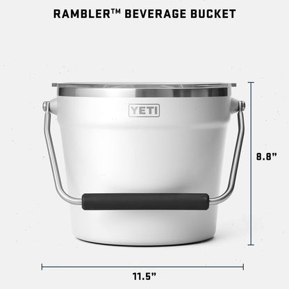 YETI Rambler Beverage Bucket cubeta para bebidas color blanco - vista 2