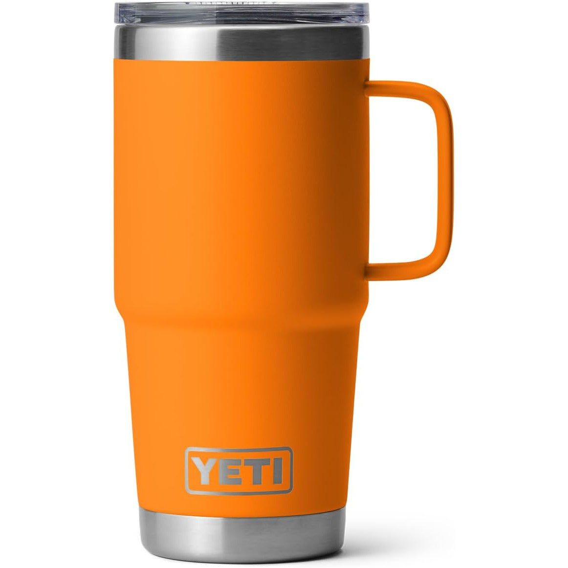 YETI Rambler - Taza de viaje de 20 onzas, acero inoxidable, aislada al aspiradora con tapa fuerte - Cangrejo King