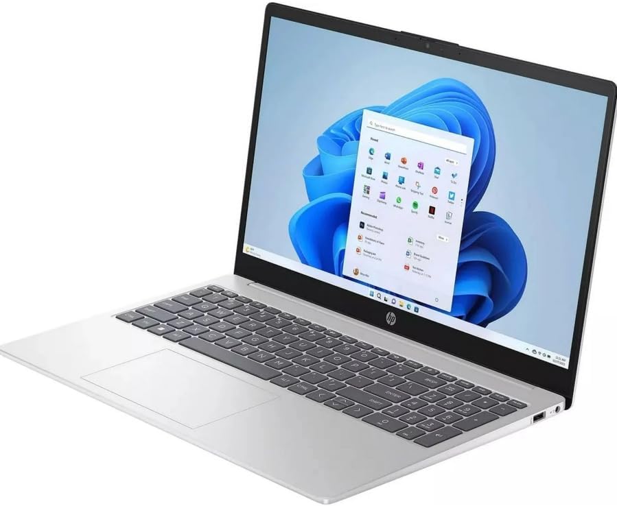 HP 2025 PC portátil de 15.6 FHD pulgadas, Intel Core i7-1355U, 16 GB de RAM, 512 GB SSD, teclado retroiluminado, Wi-Fi6, Bluetooth 5.3, Windows 11 Home, Plata