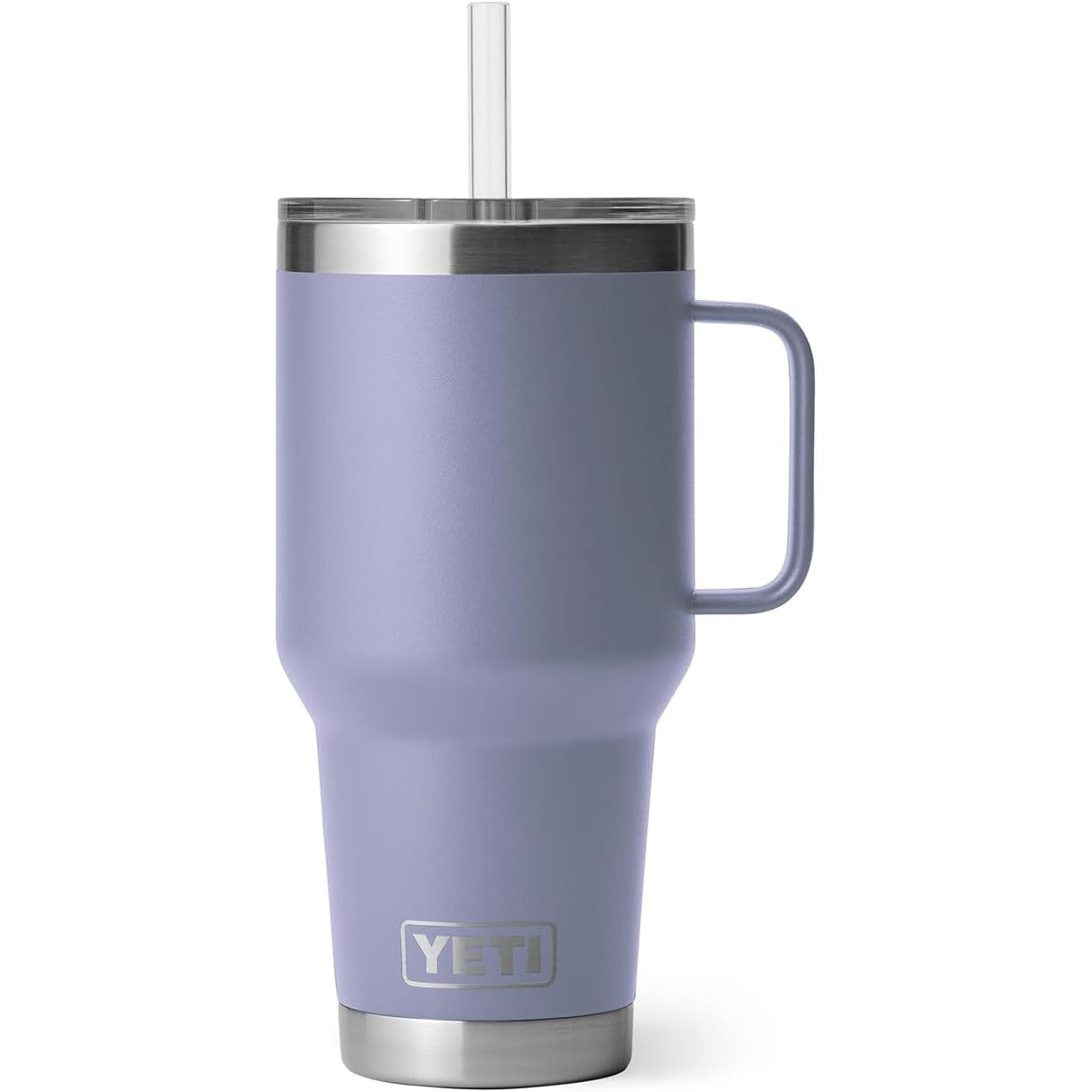 YETI Rambler - Taza con popote de 42 onzas, aislada al aspiradora, acero inoxidable - Lila