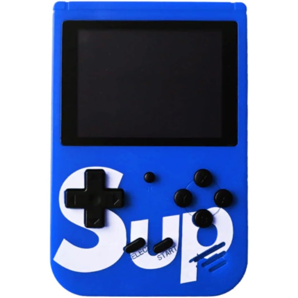 Sup Consola Portátil de Videojuegos Retro 400 en 1 Juegos Clásicos Pantalla a Color De 3 Pulgadas Resolución 320x240 - Azul