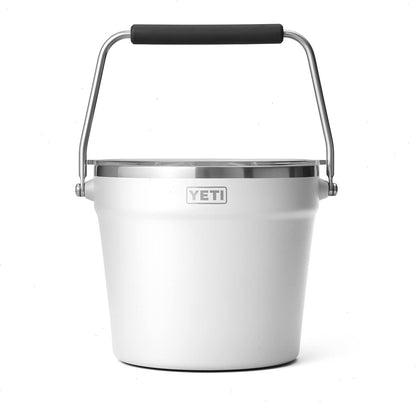 YETI Rambler Beverage Bucket cubeta para bebidas color blanco