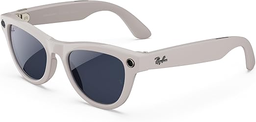 Meta Ray-Ban Glasses, Skyler, gris gis brillante, transiciones transparentes a zafiro, Gris, 52-20