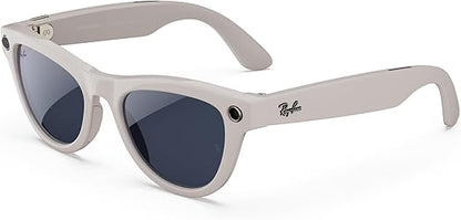 Meta Ray-Ban Glasses, Skyler, gris gis brillante, transiciones transparentes a zafiro, Gris, 52-20