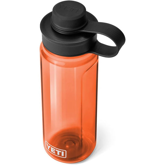 YETI Yonder Water Bottle with Yonder Tether Cap, Lightweight, Leakproof and BPA-Free 24OZ ORANGE