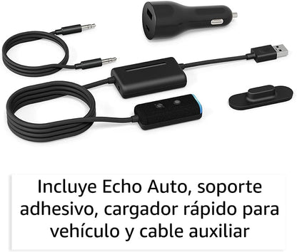 Alexa Amazon Echo Auto Echo Asistente Auto Inteligente Nuevo Color Negro - 2G