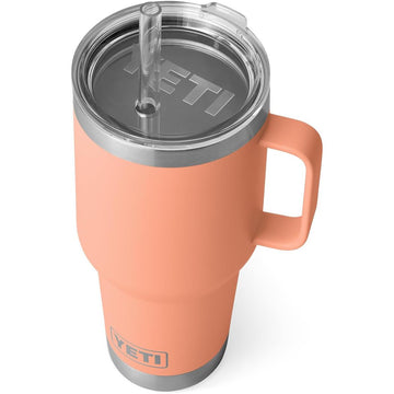 YETI Rambler Taza de 35 oz (1 L) con tapa de popote – Lowcountry Peach