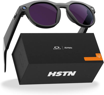 Oakley | Meta HSTN - con Meta AI y compatibilidad de audio, foto y video - Black, Clear to Amethyst Transitions®