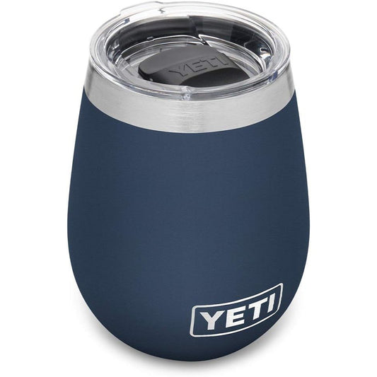 YETI Rambler Vaso de vino de 295 ml, aislado al vacío, acero inoxidable con tapa MagSlider - Azul