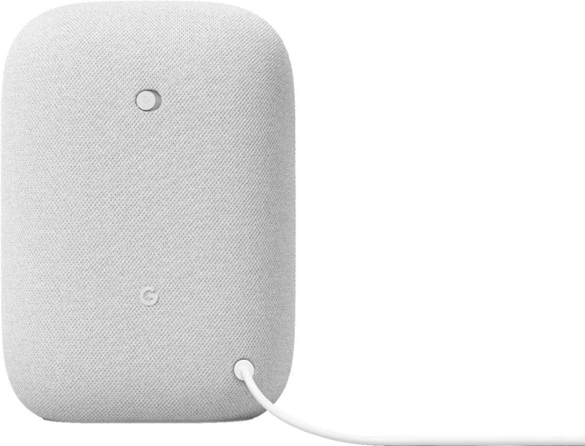 Asistente Virtual Google Assistant Nest Audio Gris Wi-fi