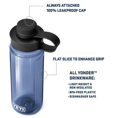 YETI Yonder Botella de agua 750 ml (25 oz) con tapa Tether – Tropical Pink – foto 2