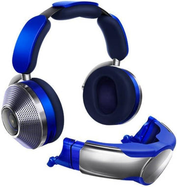 Audífonos Dyson Zone con cancelación de ruido y purificación de aire, Ultra Blue/Prussian Blue
