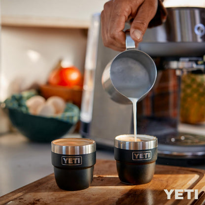 YETI Rambler tazas apilables de 4 oz (118 ml) paquete de 2 – Big Wave Blue – foto 4