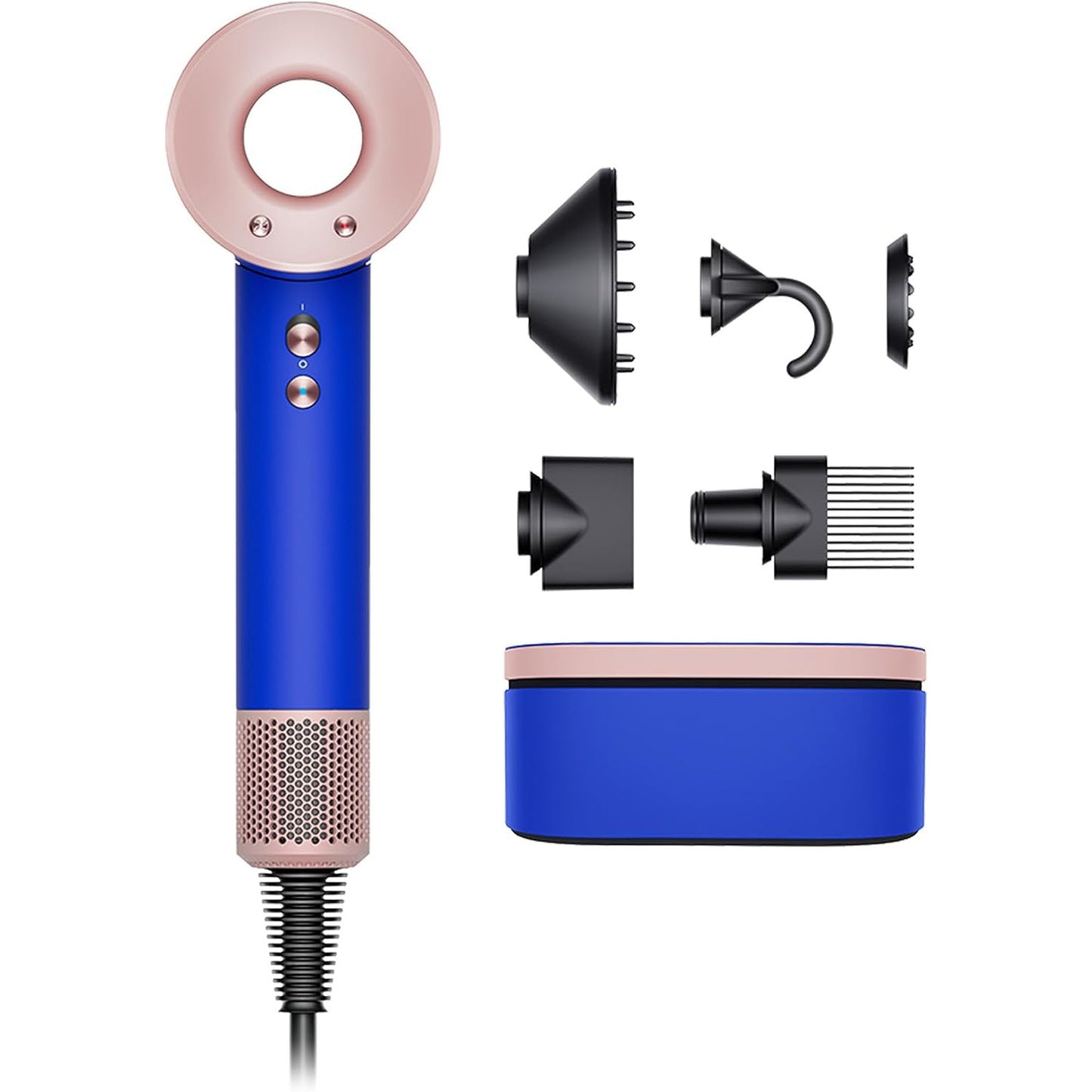 Secadora De Cabello Dyson Supersonic Azul y Rosa - Con estuche