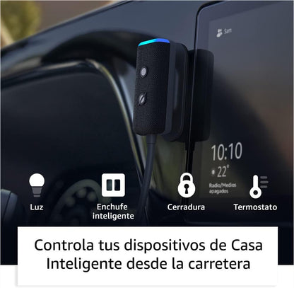 Alexa Amazon Echo Auto Echo Asistente Auto Inteligente Nuevo Color Negro - 2G