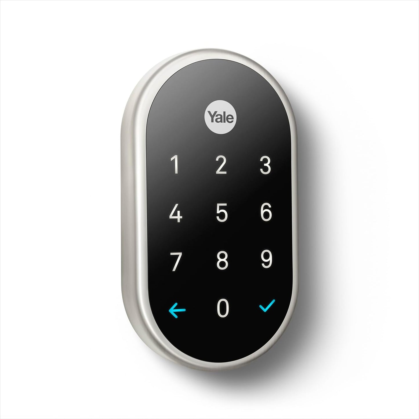 Google Nest x Yale Lock with Nest Connect, Satin Nickel