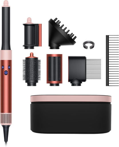 Dyson - Airwrap de Aire Completo Largo Difuso para Cabello Rizado y Rizado - Bronce Fresa/Rosa Rubor