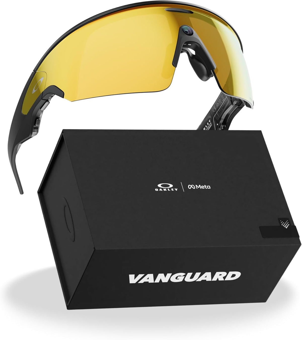 Oakley Meta Vanguard - con Meta AI y compatibilidad de Audio, Foto y Video - Black, Prizm™ 24K Lens