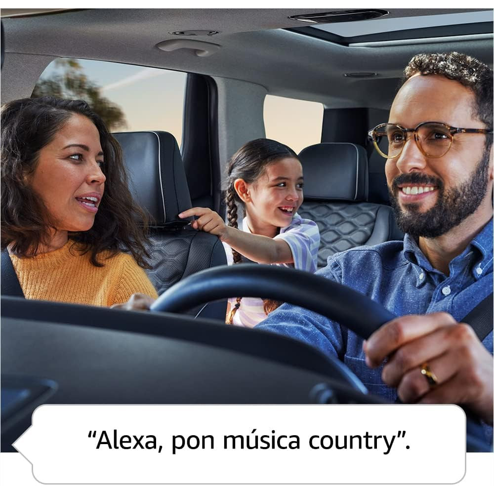 Alexa Amazon Echo Auto Echo Asistente Auto Inteligente Nuevo Color Negro