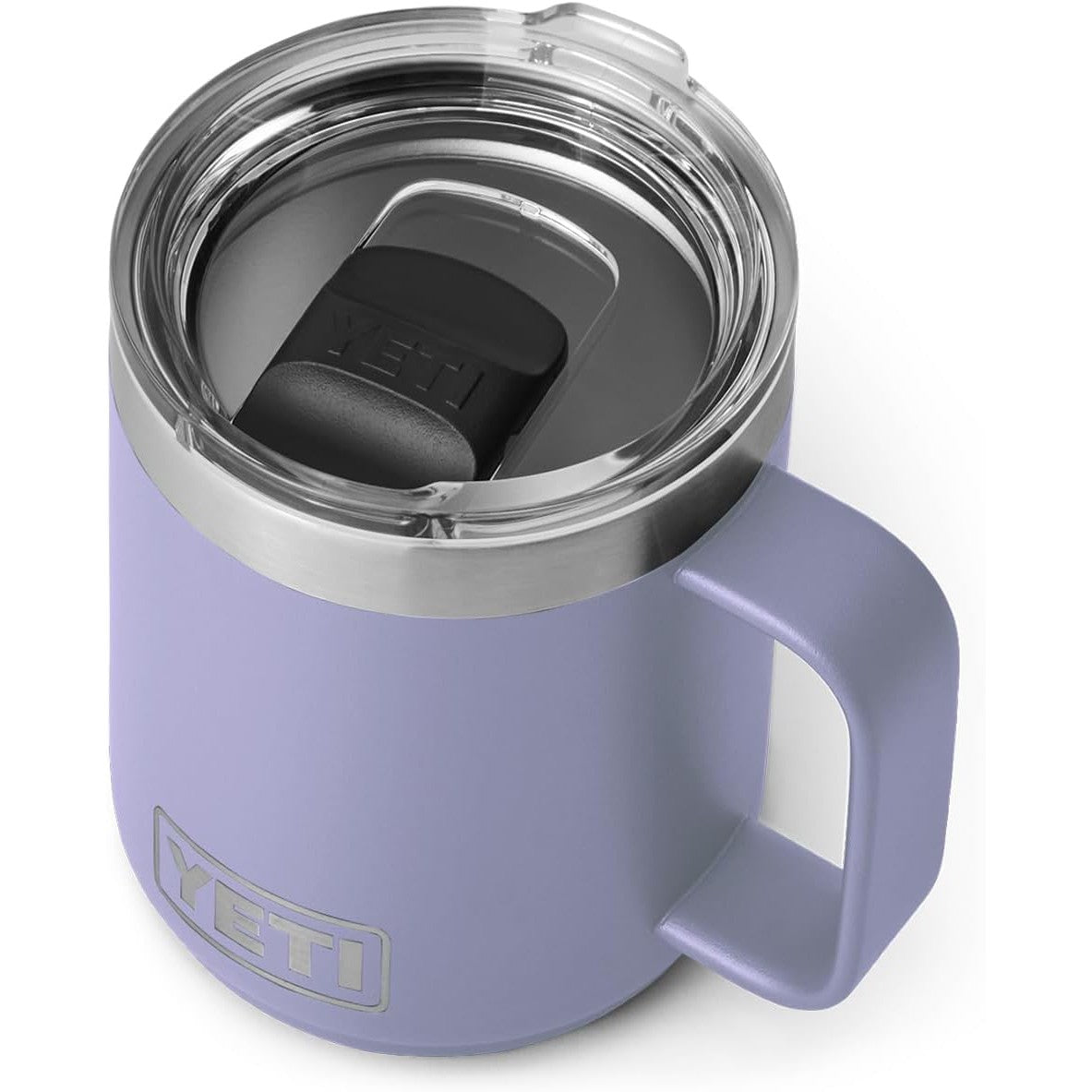 YETI Rambler - Taza apilable (285 ml, aislada al vacío, acero inoxidable, con tapa MagSlider, color LILA