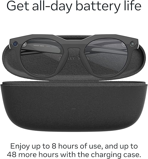 Oakley  Meta HSTN -  Color: Marco negro - Lentes transparentes