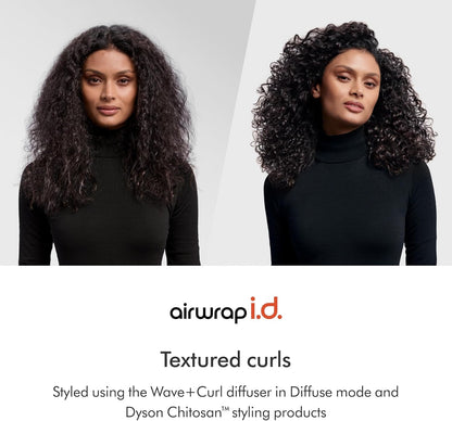 Dyson Airwrap i.d.™ Curly+Coily de cerámica rosa y oro rosa