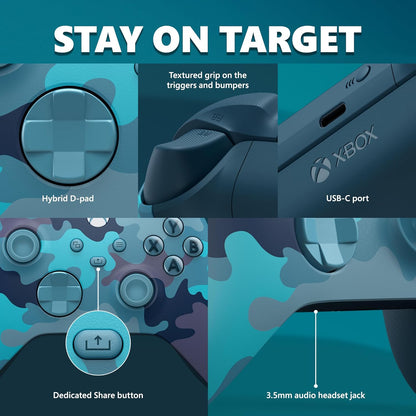 Control inalámbrico Xbox - Edición Especial Mineral Camo para Xbox Series X|S, Xbox One, y dispositivos Windows - Edición Especial Edition