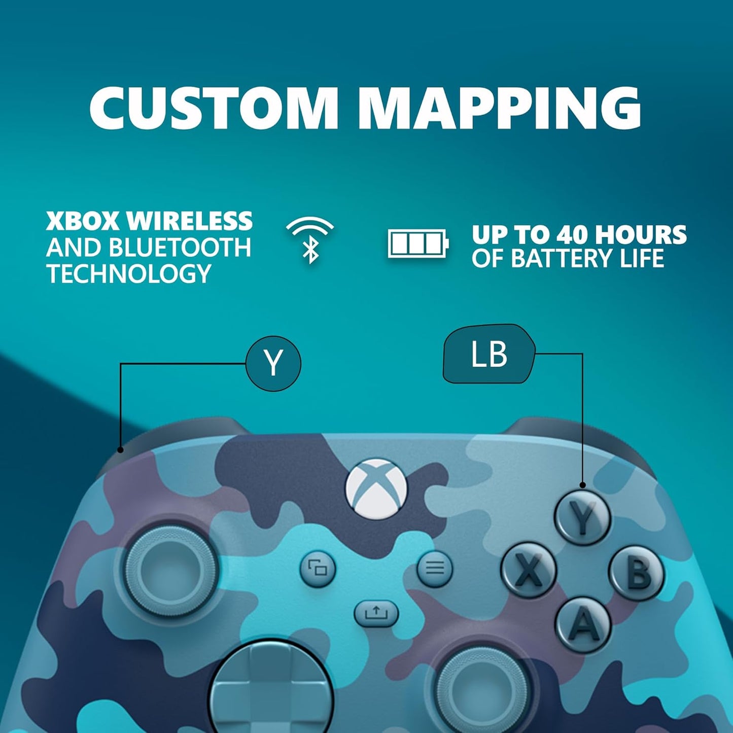 Control inalámbrico Xbox - Edición Especial Mineral Camo para Xbox Series X|S, Xbox One, y dispositivos Windows - Edición Especial Edition
