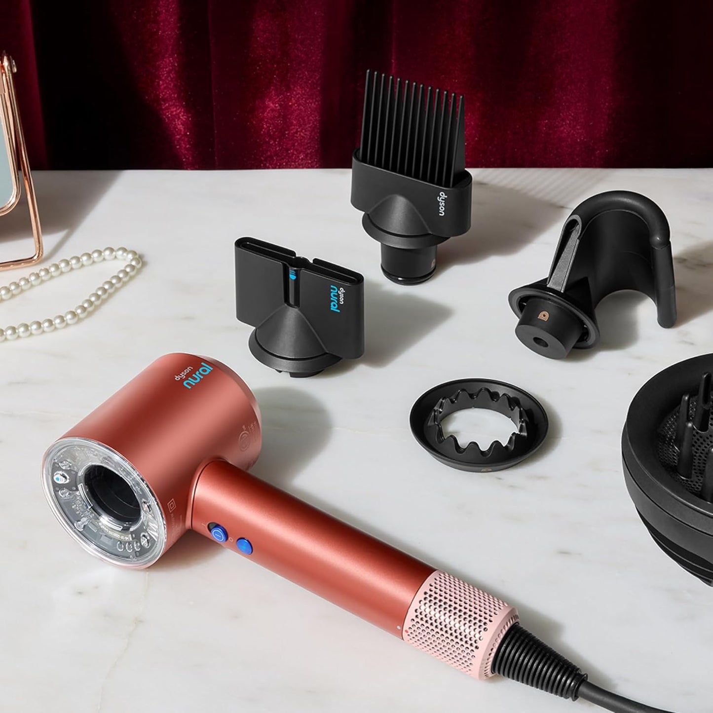 Secador de Cabello Dyson Supersonic Nural - Bronce /Rosa Pálido