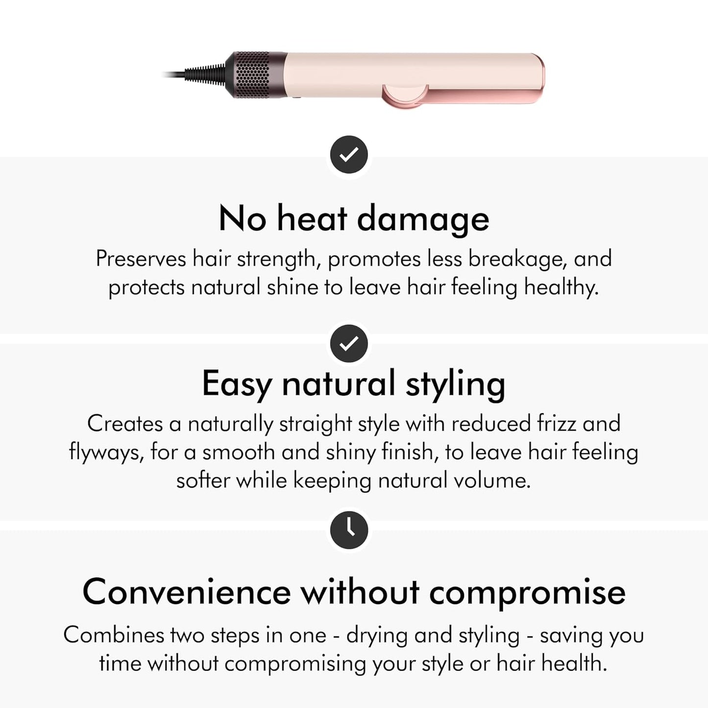 Dyson Special Edition Airstrait Straightener - Amber Sil