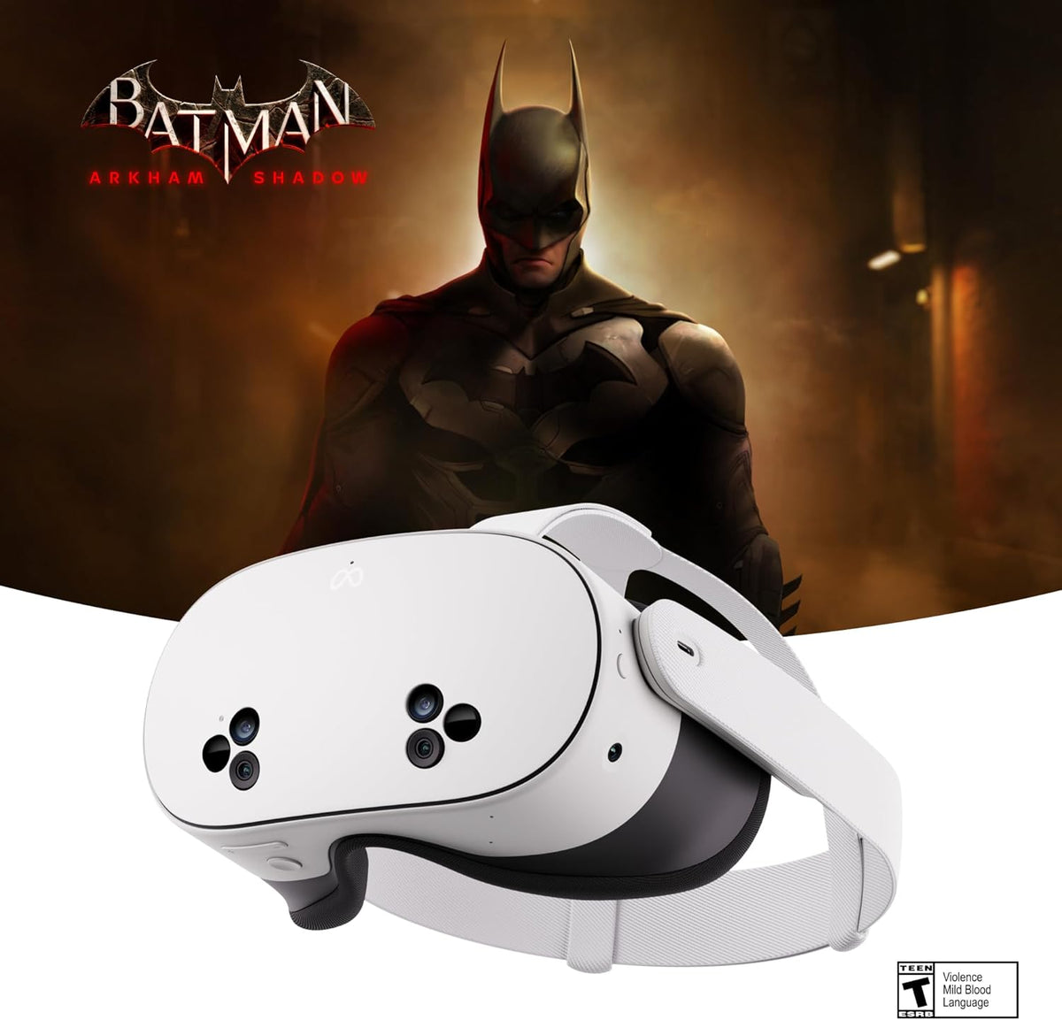 Meta Quest 3S 256GB — Get Batman: Arkham Shadow and a 3-Month Trial of Quest+ Included — All-in-One Headset