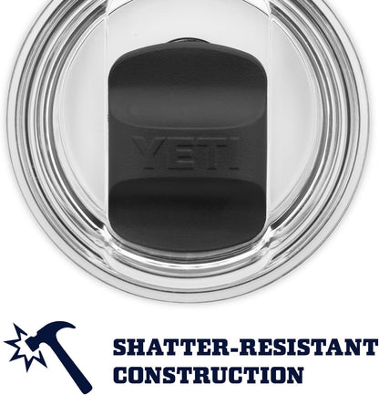 YETI Rambler Vaso de vino de 295 ml, aislado al vacío, acero inoxidable con tapa MagSlider - Blanco