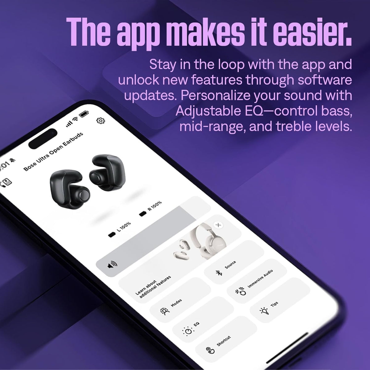 Audífonos Bose Ultra Open Earbuds color Desert Gold – foto 5